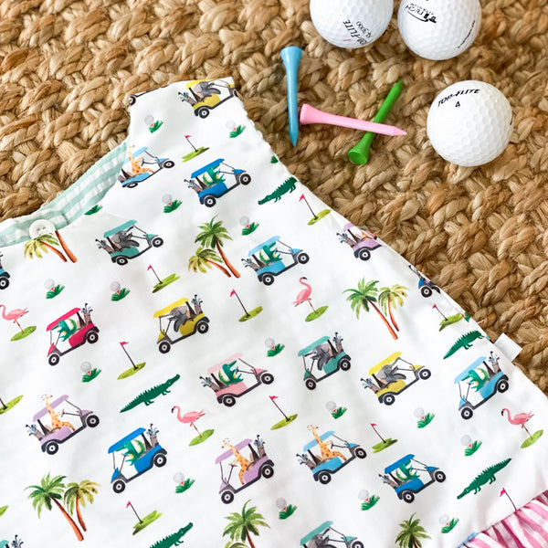 Reversible Girls The Palms Golf Swing Top Set