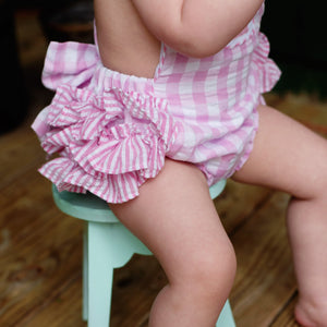 Pastel Pink First Birthday Bubble