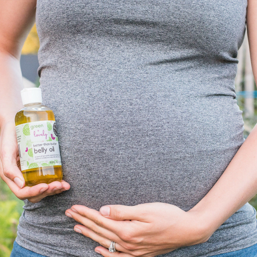 Better than Butter Pregnancy Belly Oil - Organic Oils - Stretch Mark Prevention - 8 oz. - MOOGCO Baby