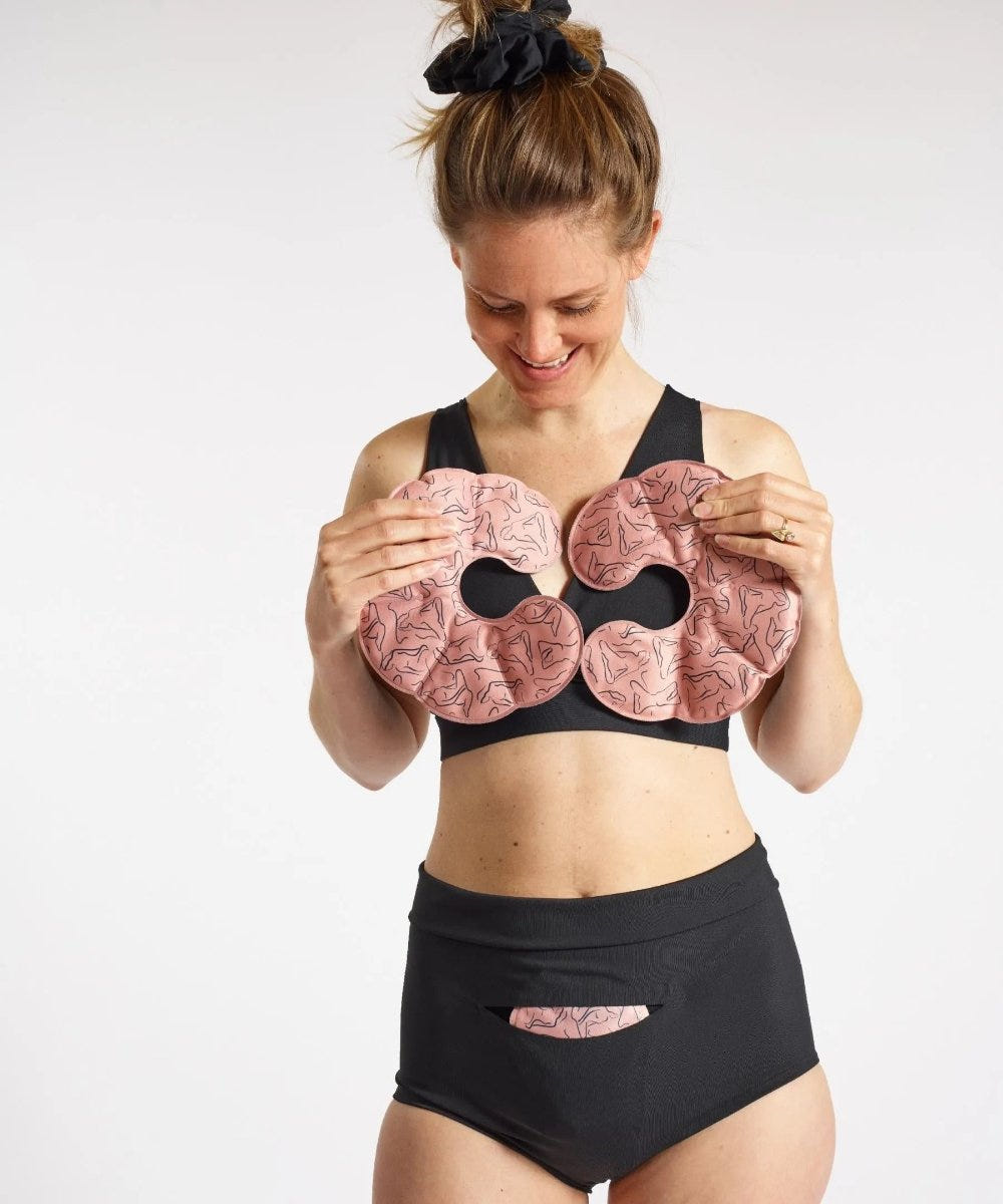 FourthWear Postpartum Bralette + Breast Ice and Heat Therapy Bundle