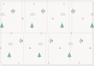 Bonacamo Folding Soft Mat - Little Red Riding Hood/Grey Tile - MOOGCO Baby