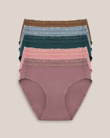 High-Waisted Postpartum Underwear Pack | Dusty Hues