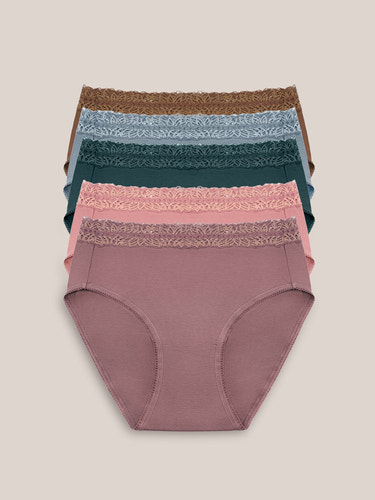 High-Waisted Postpartum Underwear Pack | Dusty Hues - MOOGCO Baby