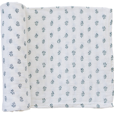 Cream Berry Muslin Swaddle Blanket - MOOGCO Baby