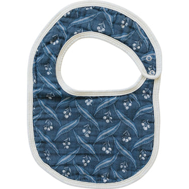 Navy Berry Classic Muslin Bib - MOOGCO Baby