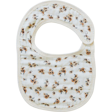 Autumn Bloom Classic Muslin Bib - MOOGCO Baby
