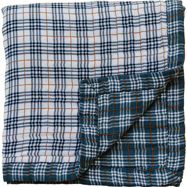 Vintage Plaid + Navy Plaid Muslin Quilt - MOOGCO Baby