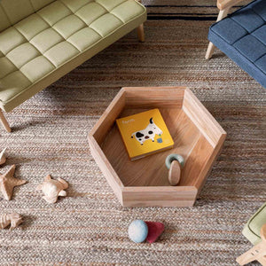 Hexagon Nesting Tables (Set of 3) | Solid European Oak