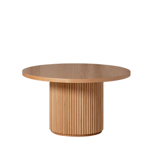 Fluted Round Kids Table – Solid European Oak Activity Table