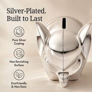 Krysaliis Silver-plate Elephant Baby Bank