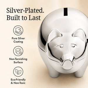 Krysaliis Silver-plate Piggy Baby Bank