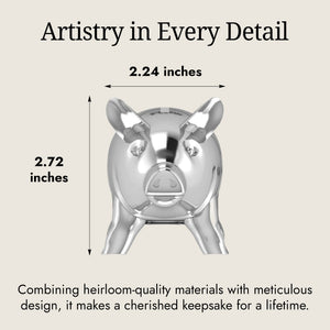 Krysaliis Silver-plate Piggy Baby Bank
