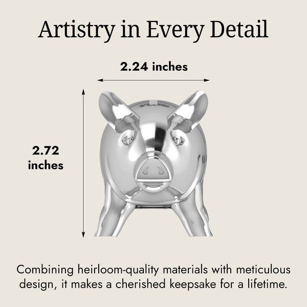 Krysaliis Silver-plate Piggy Baby Bank