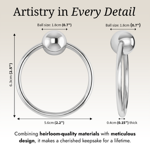 Krysaliis Sterling Silver Baby Teether Rattle -  2 Ring