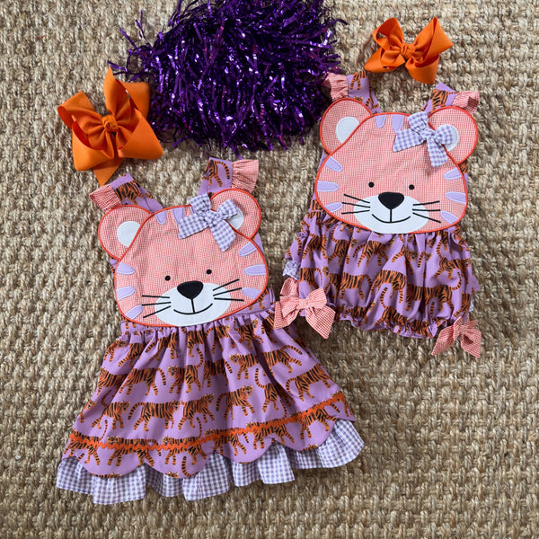 Orange & Purple Tiger Bubble