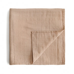 Organic Cotton Muslin Swaddle Blanket