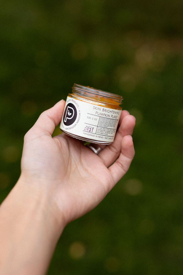 Pumpkin Skin Purée – antioxidant-rich Pumpkin + Glycolic Acid mask