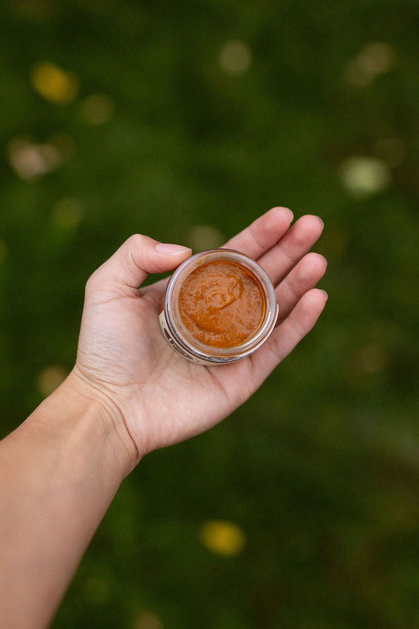 Pumpkin Skin Purée – antioxidant-rich Pumpkin + Glycolic Acid mask