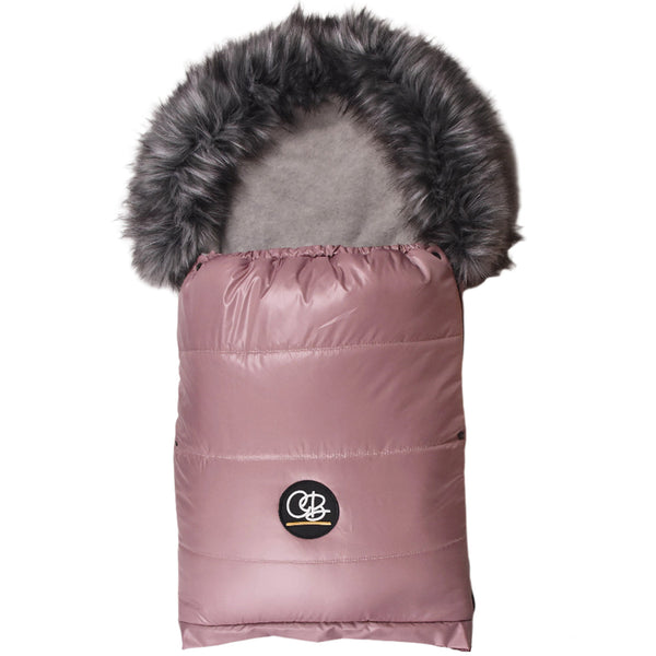 Pastel Pink Organic Premium Wool Adjustable Footmuff