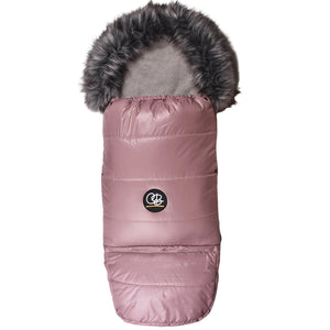Pastel Pink Organic Premium Wool Adjustable Footmuff