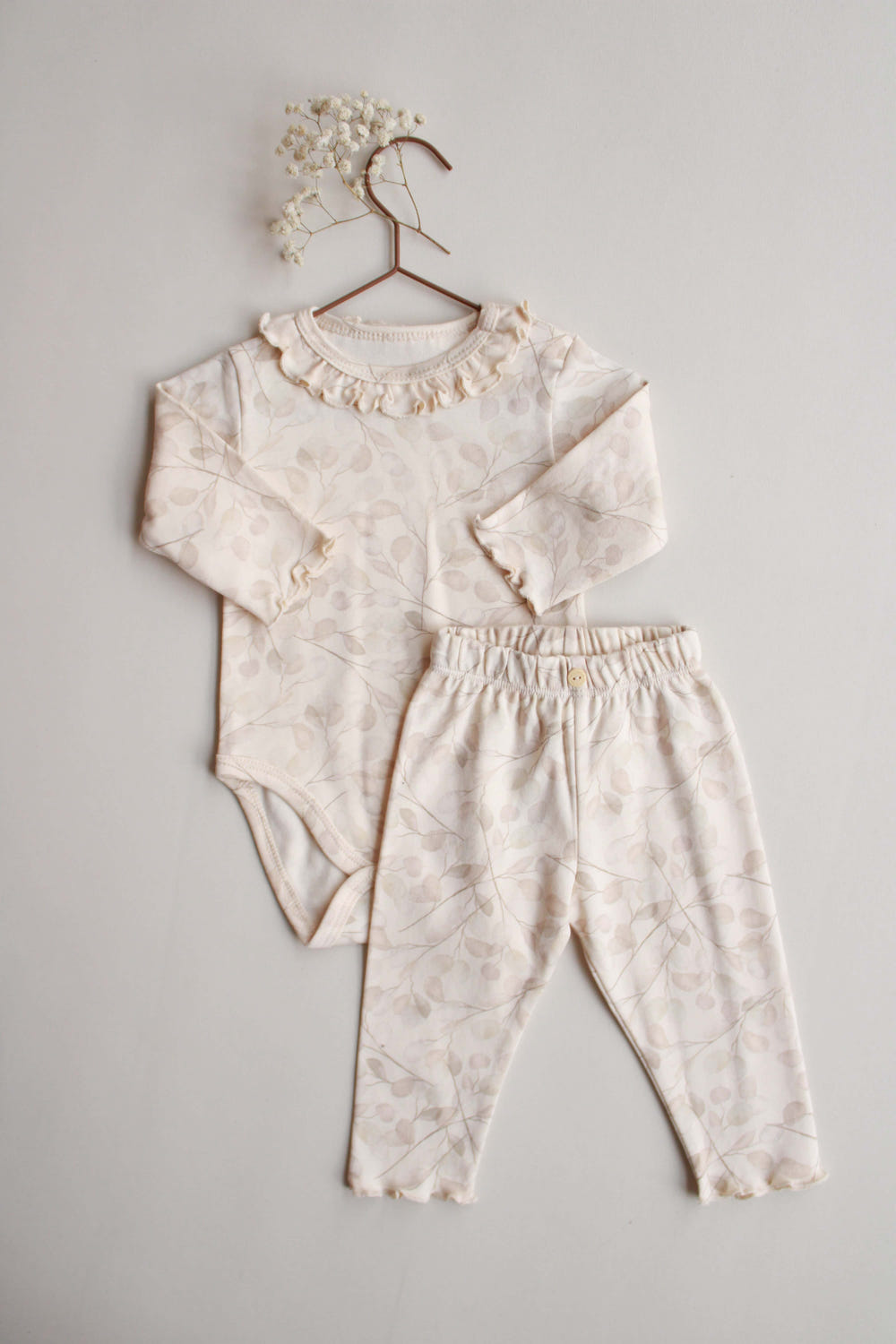 Willow Floral Ruffle Set