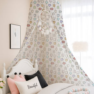 Patterned Puzzle Printed Canopy