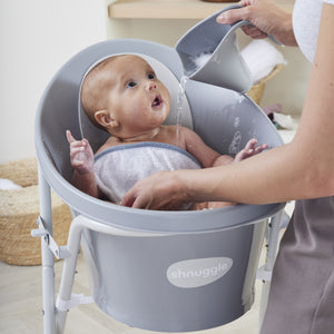 Shnuggle Bath & Change Bundle: Baby Bath & Changing Bundle + Accessories - 6-Piece Set for Cozy Bath & Diaper Time
