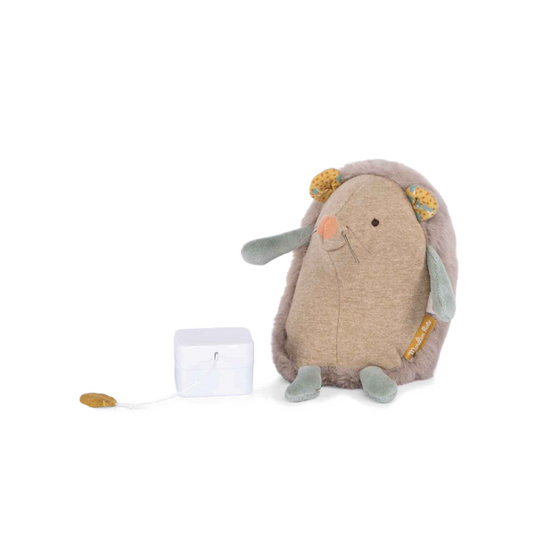 Musical hedgehog "Three Little Rabbits"