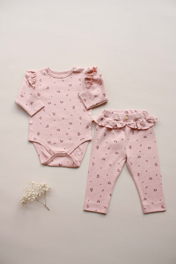 Rosalie Floral Ruffle Set