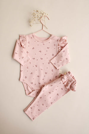Rosalie Floral Ruffle Set