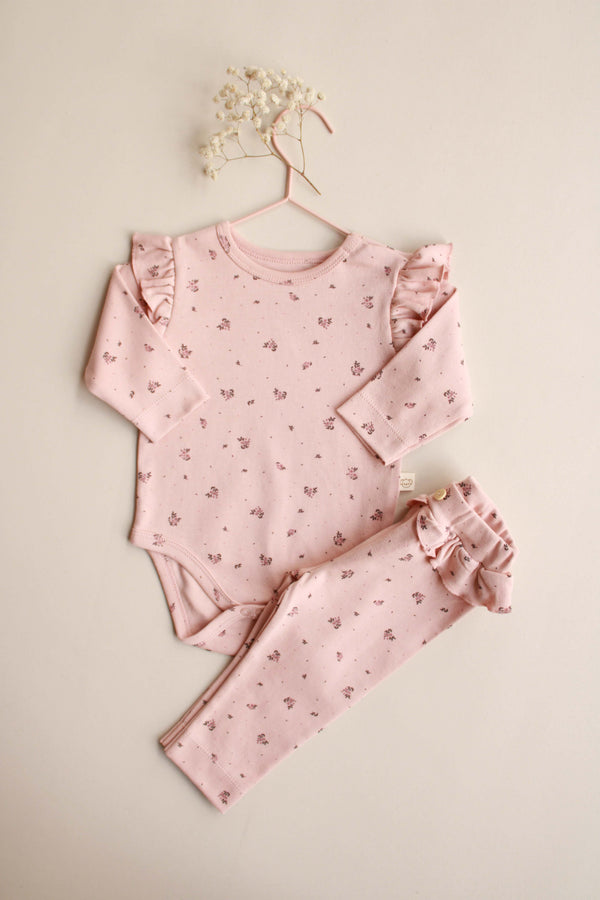 Rosalie Floral Ruffle Set