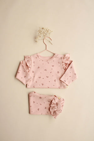 Rosalie Floral Ruffle Set