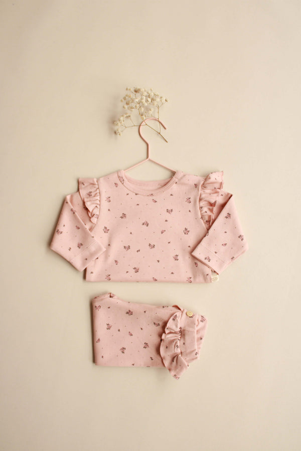 Rosalie Floral Ruffle Set