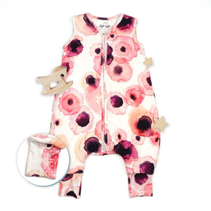 Limited Edition 1.0 TOG baby product in various patterns, angled view showcasing design and comfort.