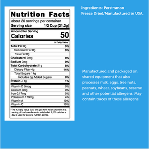 Freeze Dried Persimmon Slices