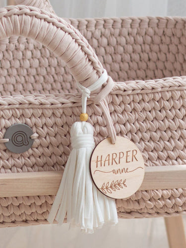 Baby Name Sign for Moses Basket