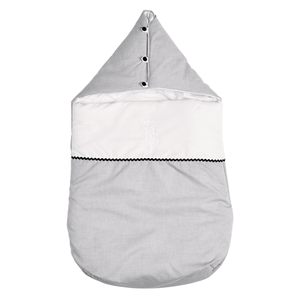 PETIT MARIN | Baby Boys Grey Cotton Baby Nest (80cm)