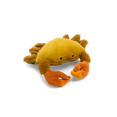 Small plush crab toy from "All Around the World" collection, perfect for babies and toddlers.