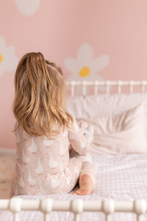 Silly Goose on the Loose Bamboo Zippy Romper