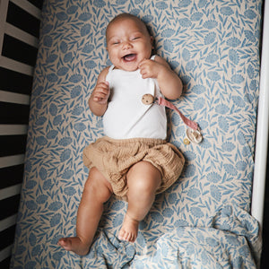 Mushie Organic Cotton Muslin Swaddle Blanket extra soft
