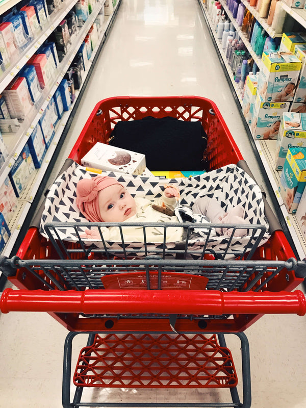 Baby Shopping Cart Hammock | Triangles