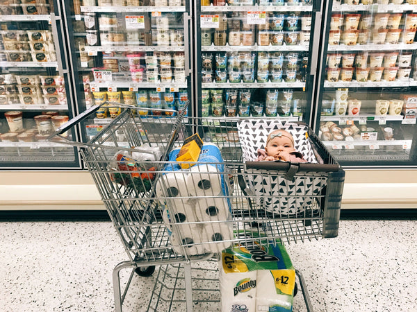 Baby Shopping Cart Hammock | Triangles