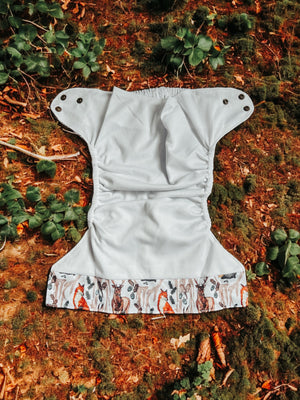 Wildest Cloth Diaper Pocket (XL) - Woodland Whimsy