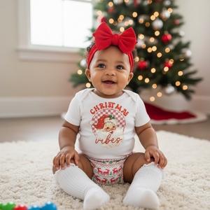 Tiny Toes Baby Co Christmas Vibes Baby Bummies Set Newborn-18m