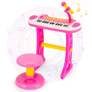 31-Key Kids Piano Keyboard Toy with Microphone and Multiple Sounds for Age 3+