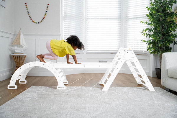Hazel | Pikler Triangle, Slide & Rocker Set - Natural