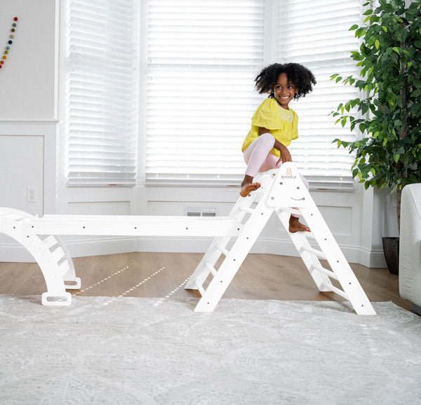Hazel | Pikler Triangle, Slide & Rocker Set - Natural