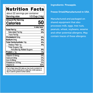 Freeze Dried Pineapple