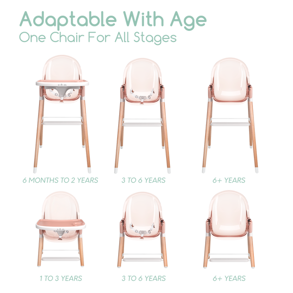 Children of Design 6 in 1 Deluxe High Chair