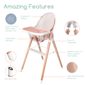 Children of Design 6 in 1 Deluxe High Chair